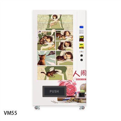 Mesin Layan Snek dan Minuman Skrin 50 Inci