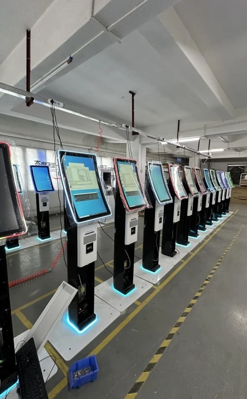 Innovation Curved Screen Self Ordering Kiosk